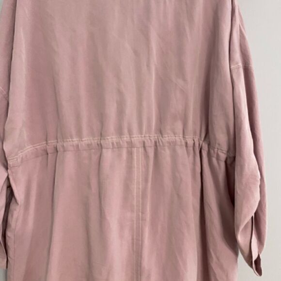 Anthropology Danuta Pink Utility Jacket Women Size M/L - Picture 11 of 11